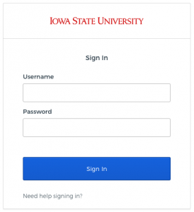 IOWA State University Cybox Login