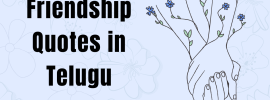 Friendship Quotes in Telugu